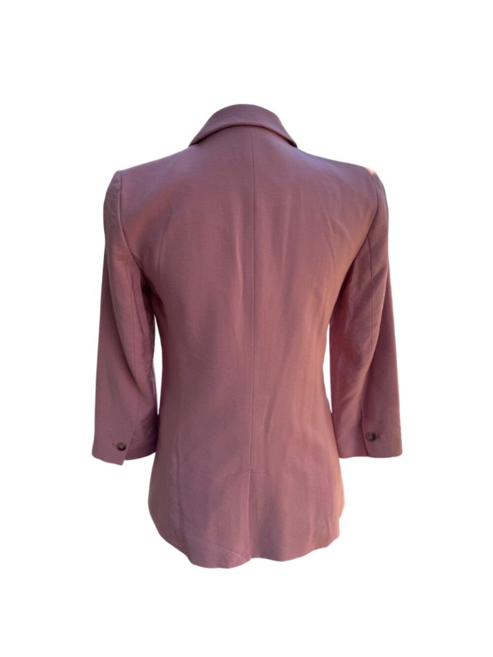 Loft Womens Peach Blazer Size M Lightweight Rayon/Nylon Blend Career New - Picture 3 of 16